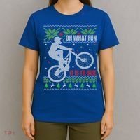 Mountain Bike Ugly Christmas Mountain Biking Gift T-Shirt thumb 4