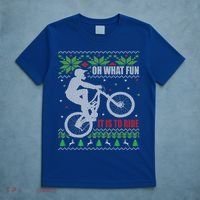 Mountain Bike Ugly Christmas Mountain Biking Gift T-Shirt thumb 5