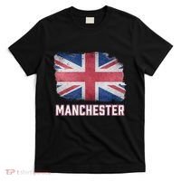 Manchester British United Kingdom Flag Vintage Uk Souvenir T-Shirt thumb 0