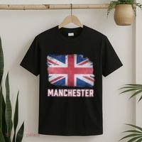Manchester British United Kingdom Flag Vintage Uk Souvenir T-Shirt thumb 2