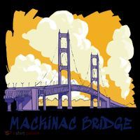 Mackinac Bridge US Travel USA-Made Doggie Bandana thumb 2