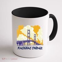 Mackinac Bridge US Travel Coffee Mug thumb 1