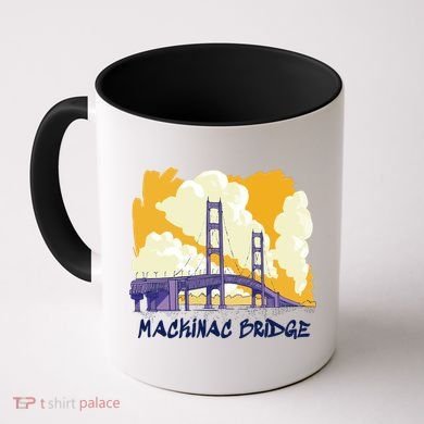 Mackinac Bridge US Travel Coffee Mug