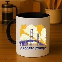 Mackinac Bridge US Travel Coffee Mug thumb 4