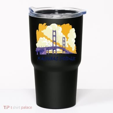 Mackinac Bridge US Travel Tumbler