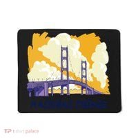 Mackinac Bridge US Travel Mousepad thumb 0