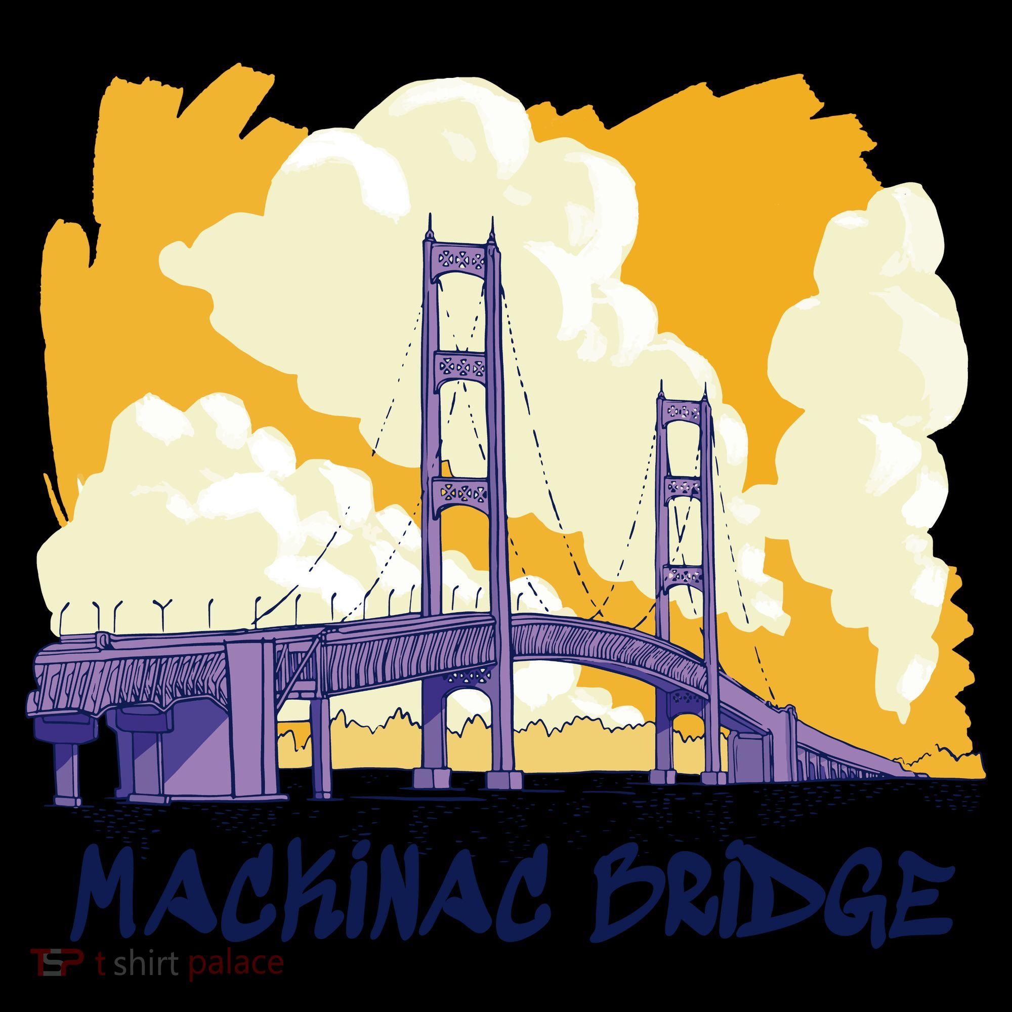 Mackinac Bridge US Travel Mousepad