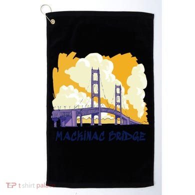 Mackinac Bridge US Travel Golf Towel