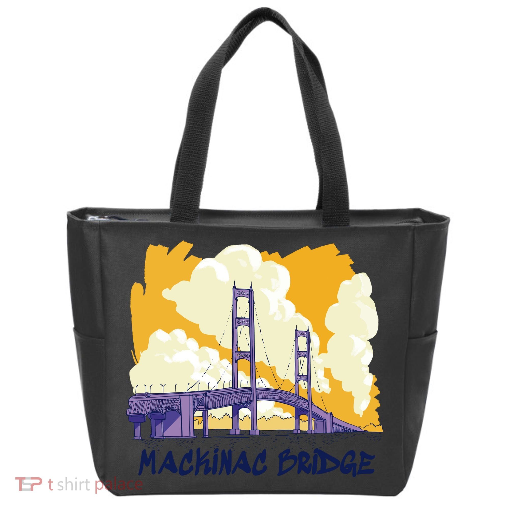 Mackinac Bridge US Travel Tote Bag
