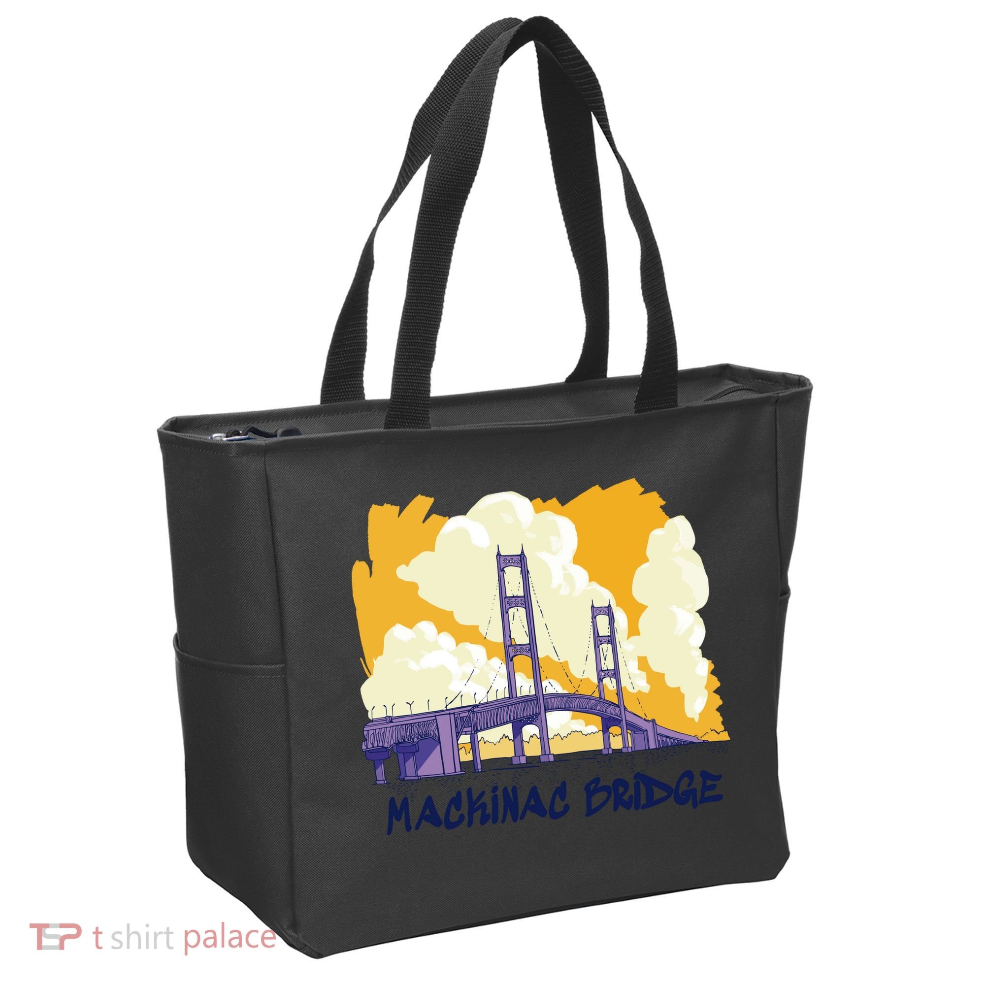 Mackinac Bridge US Travel Tote Bag