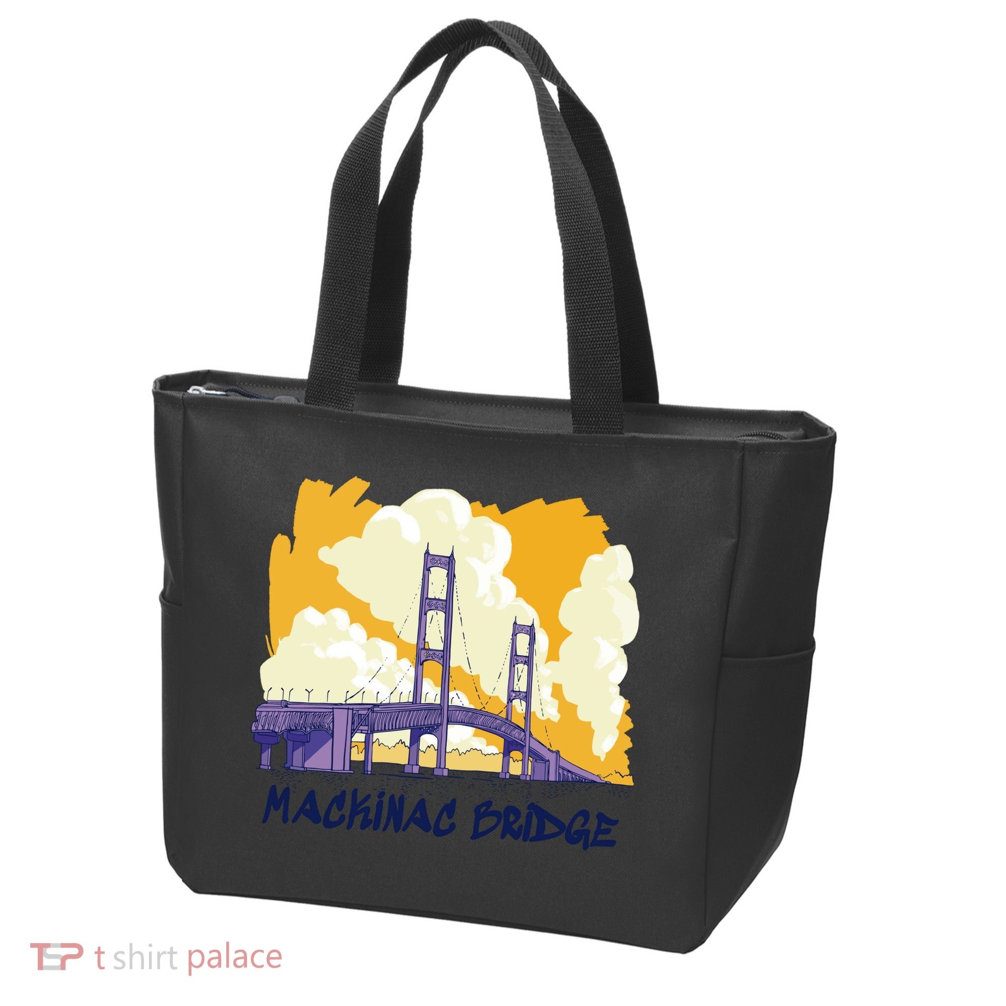 Mackinac Bridge US Travel Tote Bag