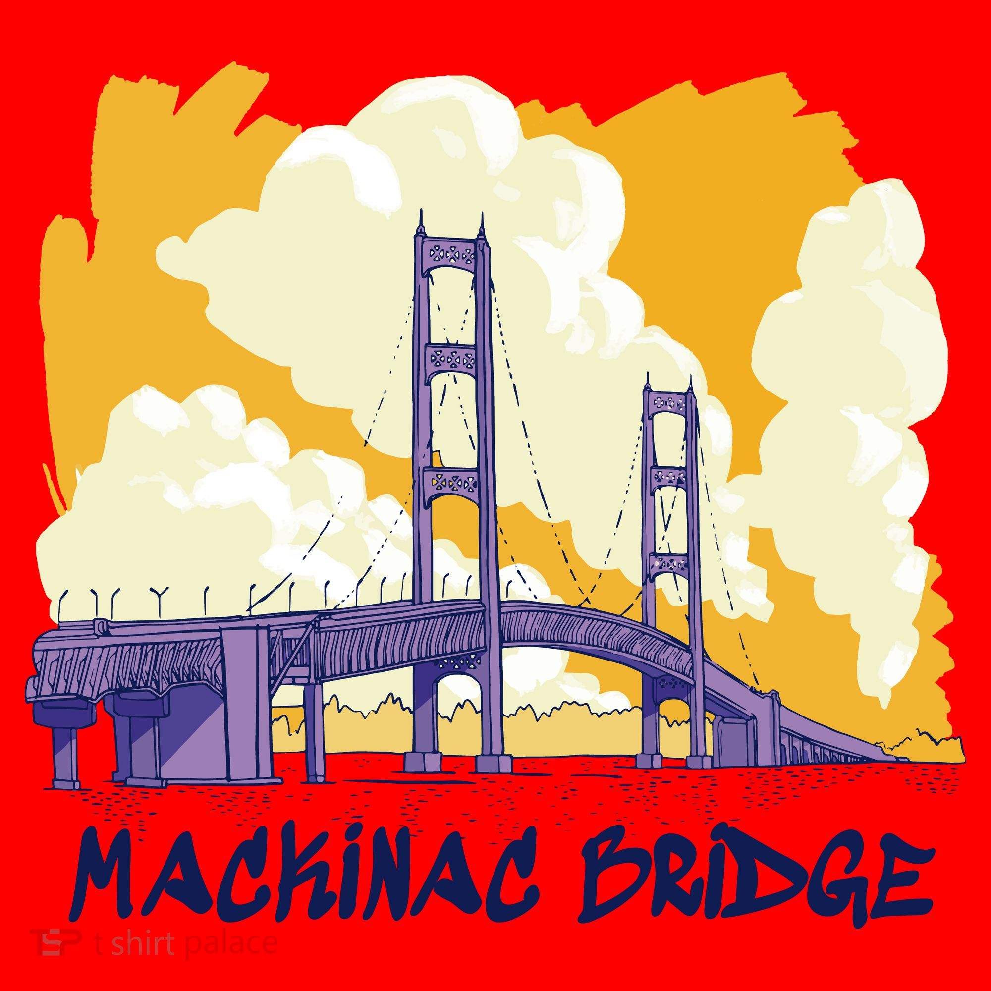 Mackinac Bridge US Travel Santa Hat