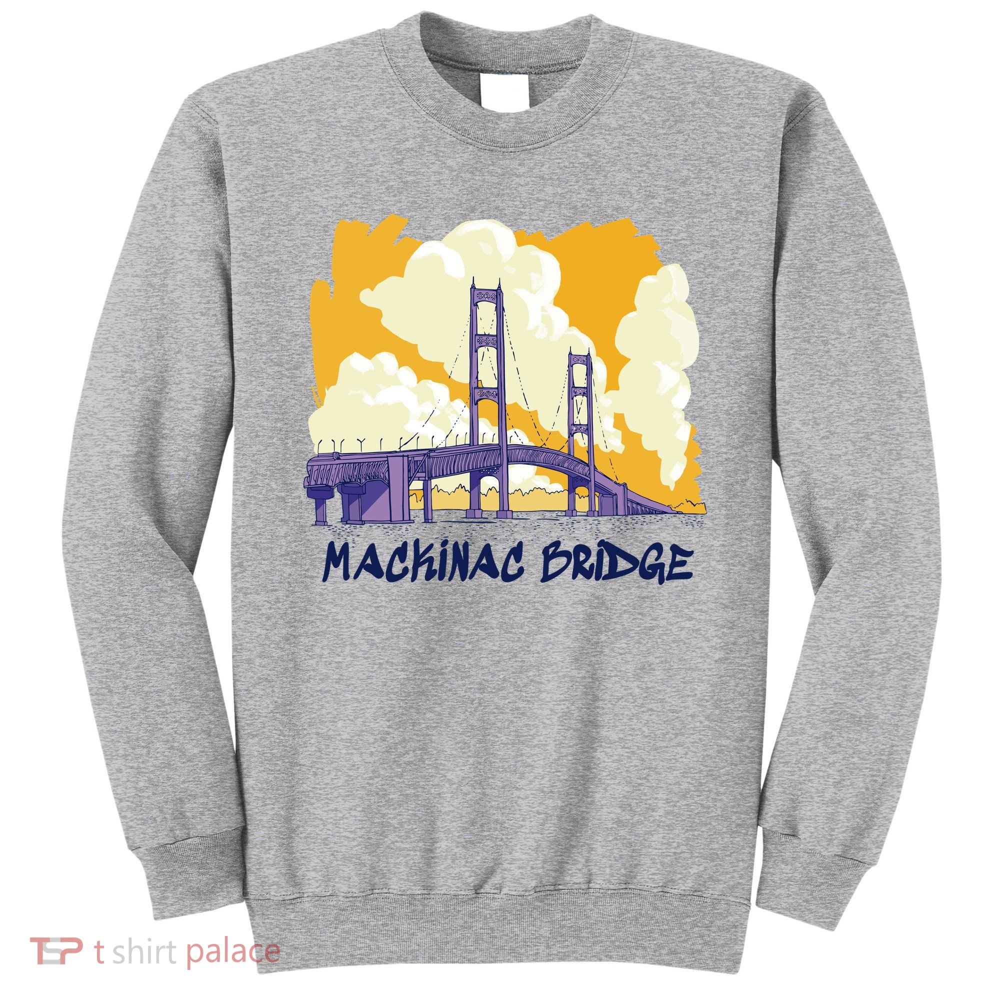 Mackinac Bridge US Travel Sweatshirt
