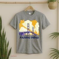Mackinac Bridge US Travel T-Shirt thumb 2