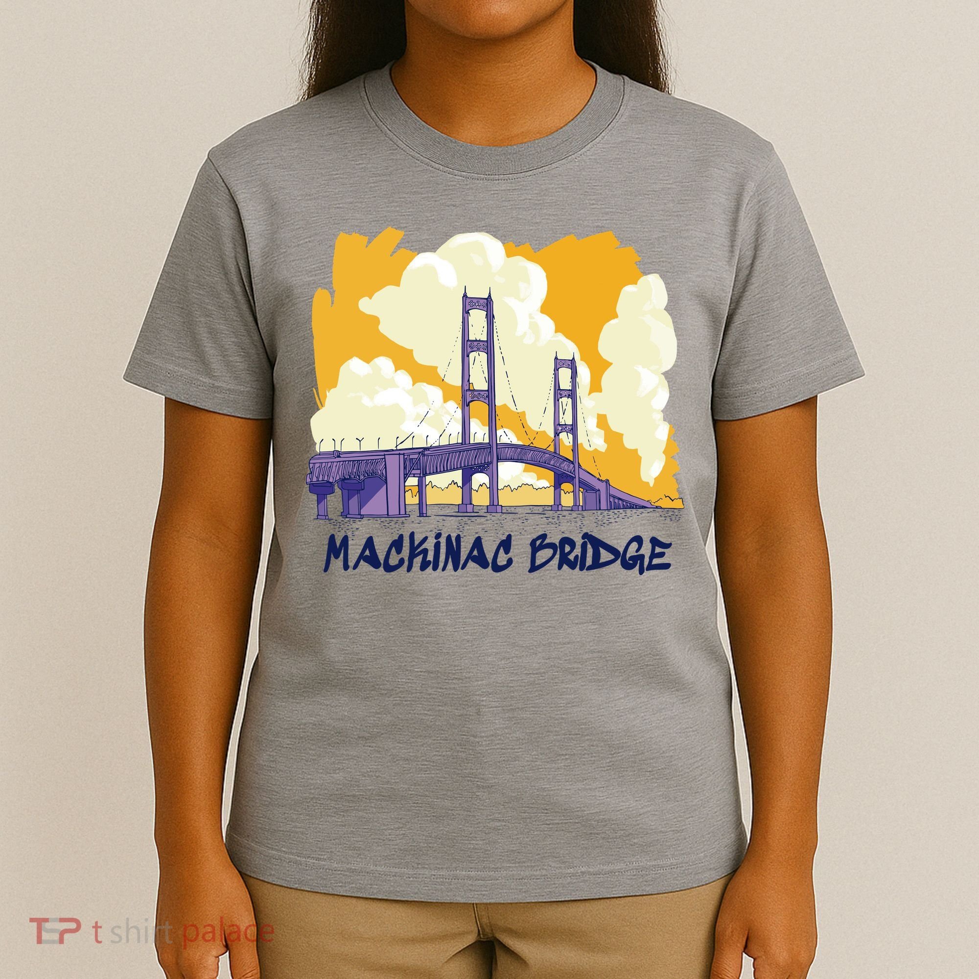 Mackinac Bridge US Travel T-Shirt
