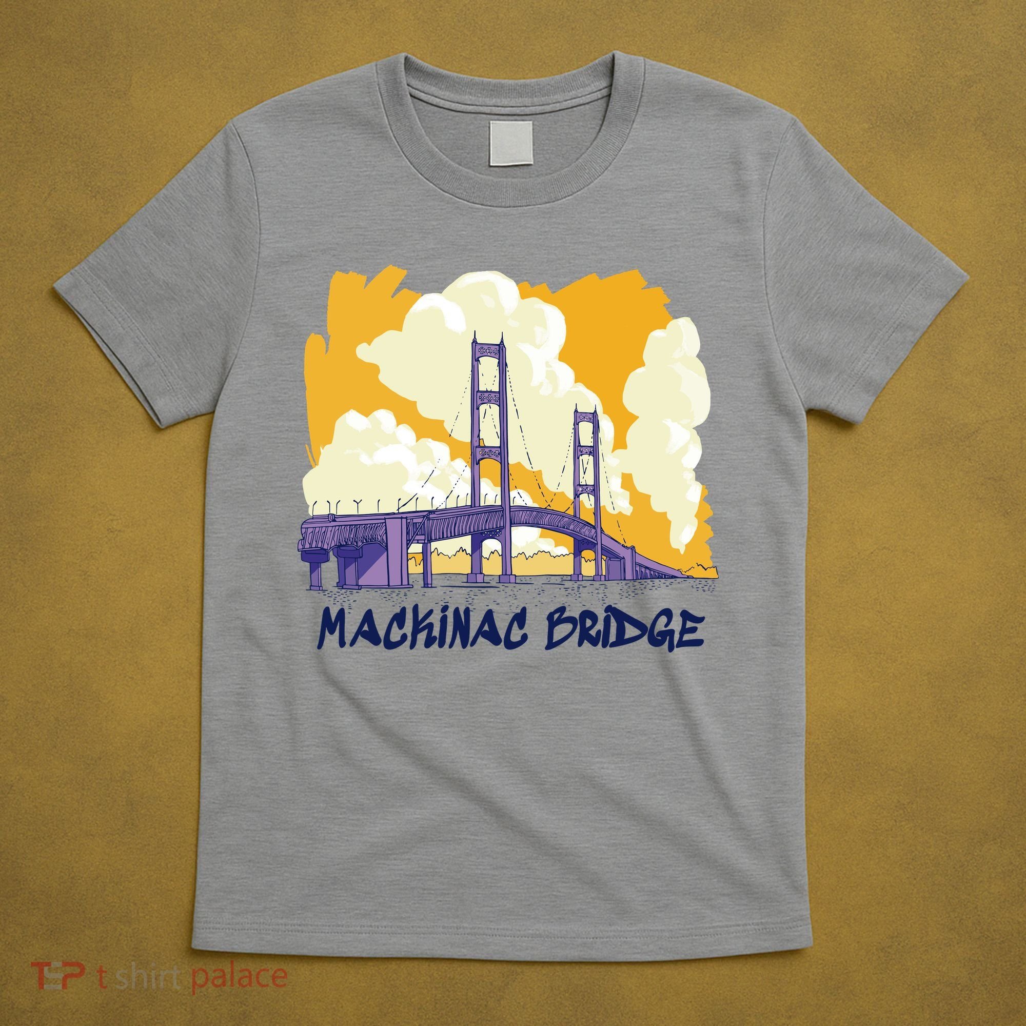 Mackinac Bridge US Travel T-Shirt