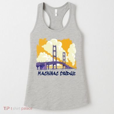Mackinac Bridge US Travel Women's Tank Top
