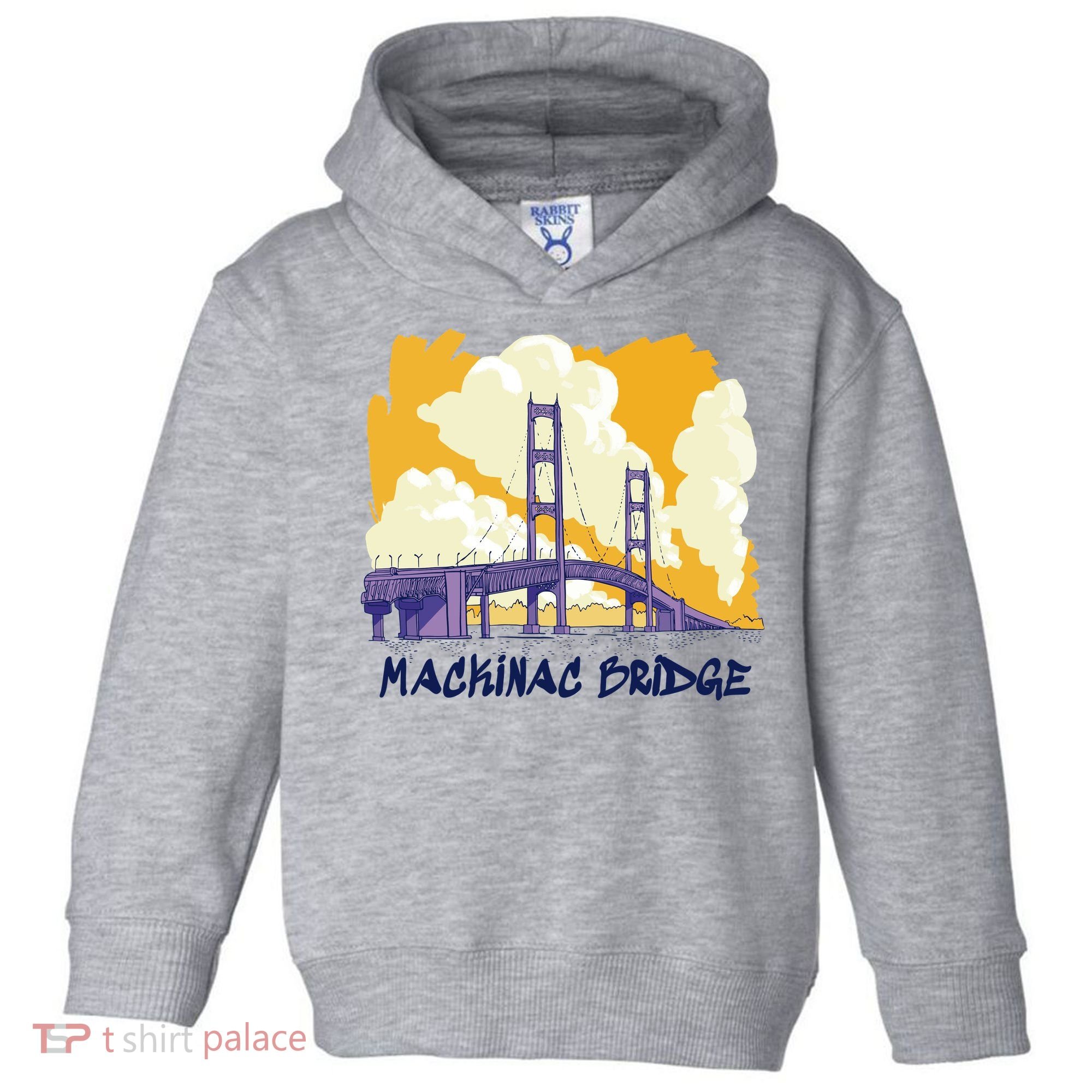 Mackinac Bridge US Travel Toddler Hoodie