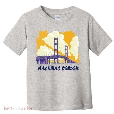 Mackinac Bridge US Travel Toddler T-Shirt