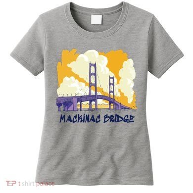 Mackinac Bridge US Travel Women's T-Shirt