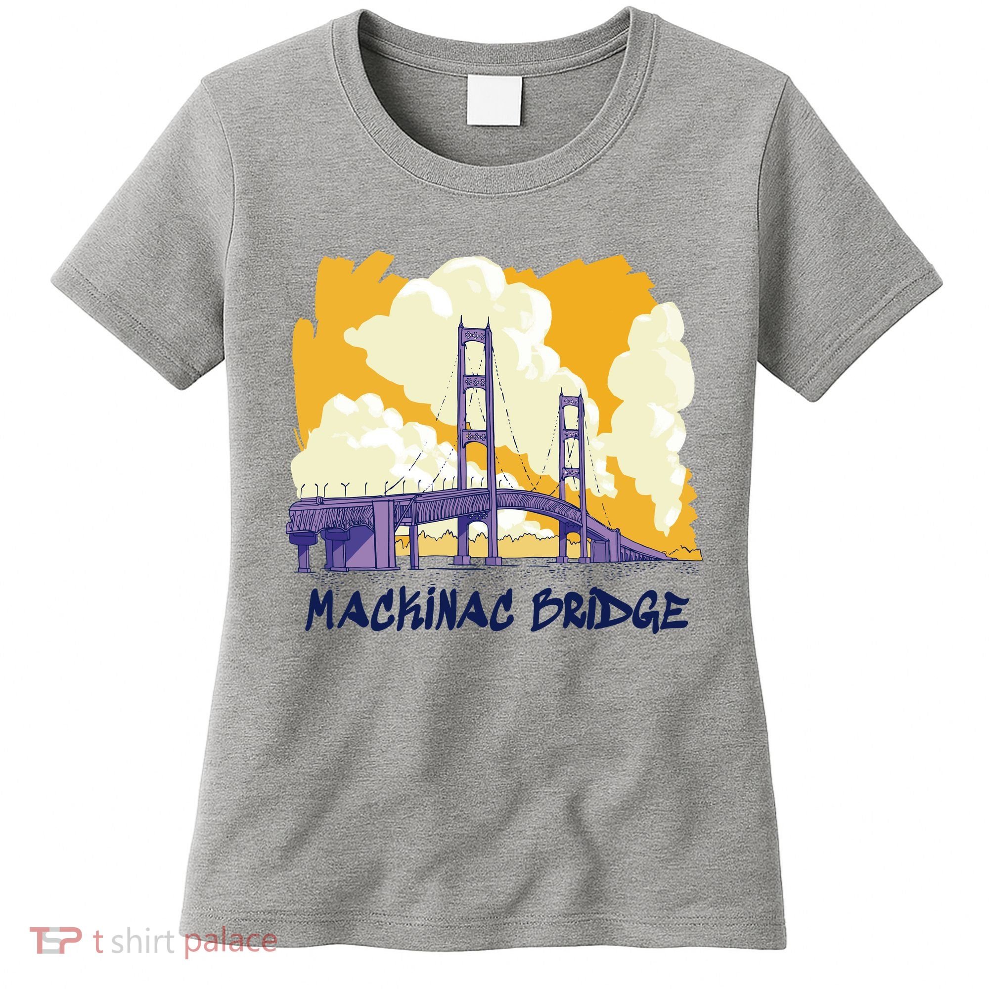 Mackinac Bridge US Travel Women's T-Shirt