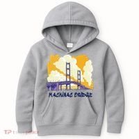 Mackinac Bridge US Travel Kids Hoodie thumb 0