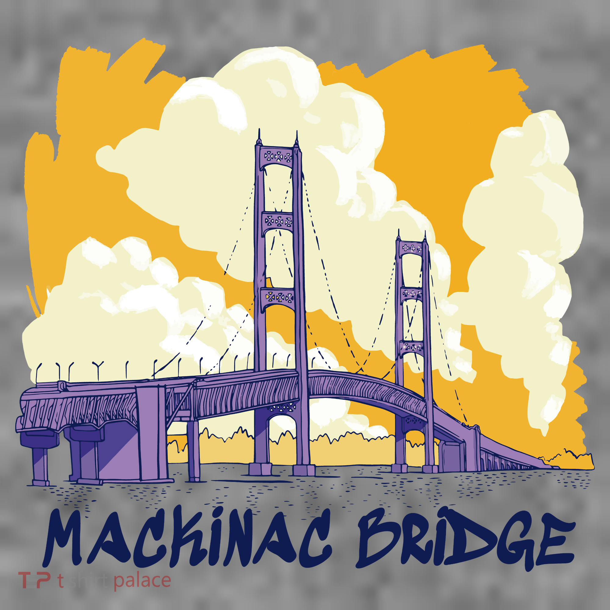 Mackinac Bridge US Travel Kids Hoodie