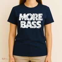 More Bass Vintage Bassist Bass Players T-Shirt thumb 4