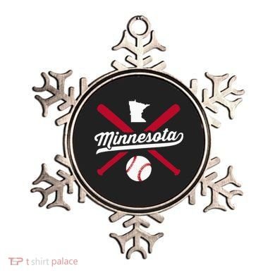 Minnesota Baseball Vintage State Pride Love City Ornament