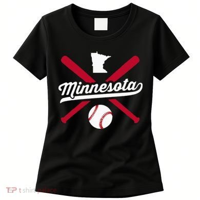 Minnesota Baseball Vintage State Pride Love City Women's T-Shirt