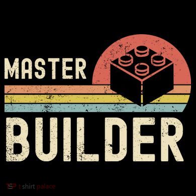 Master Builder Vintage Style Gift Button