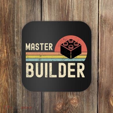 Master Builder Vintage Style Gift Coaster