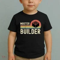 Master Builder Vintage Style Gift Toddler T-Shirt thumb 2