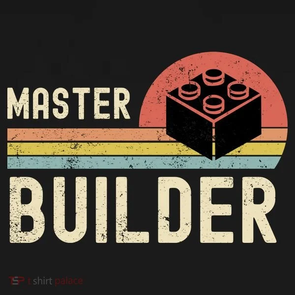 Master Builder Vintage Style Gift Kids Long Sleeve Shirt