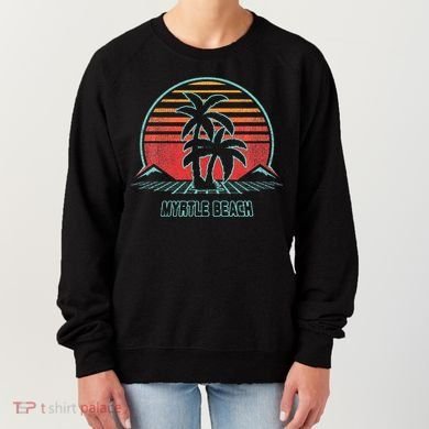 Myrtle Beach Vintage 80s Style Women's Sweatshirt