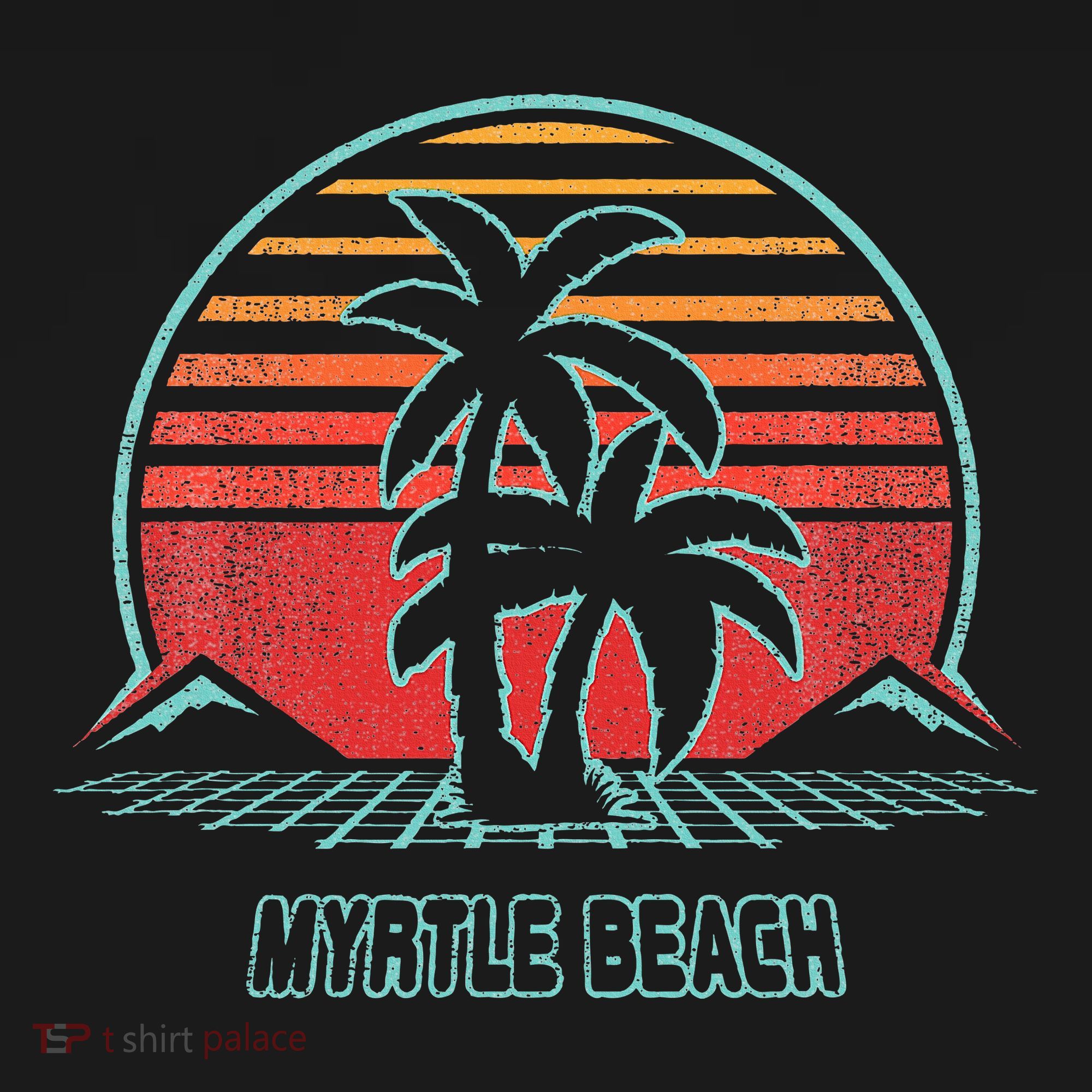 Myrtle Beach Vintage 80s Style T-Shirt