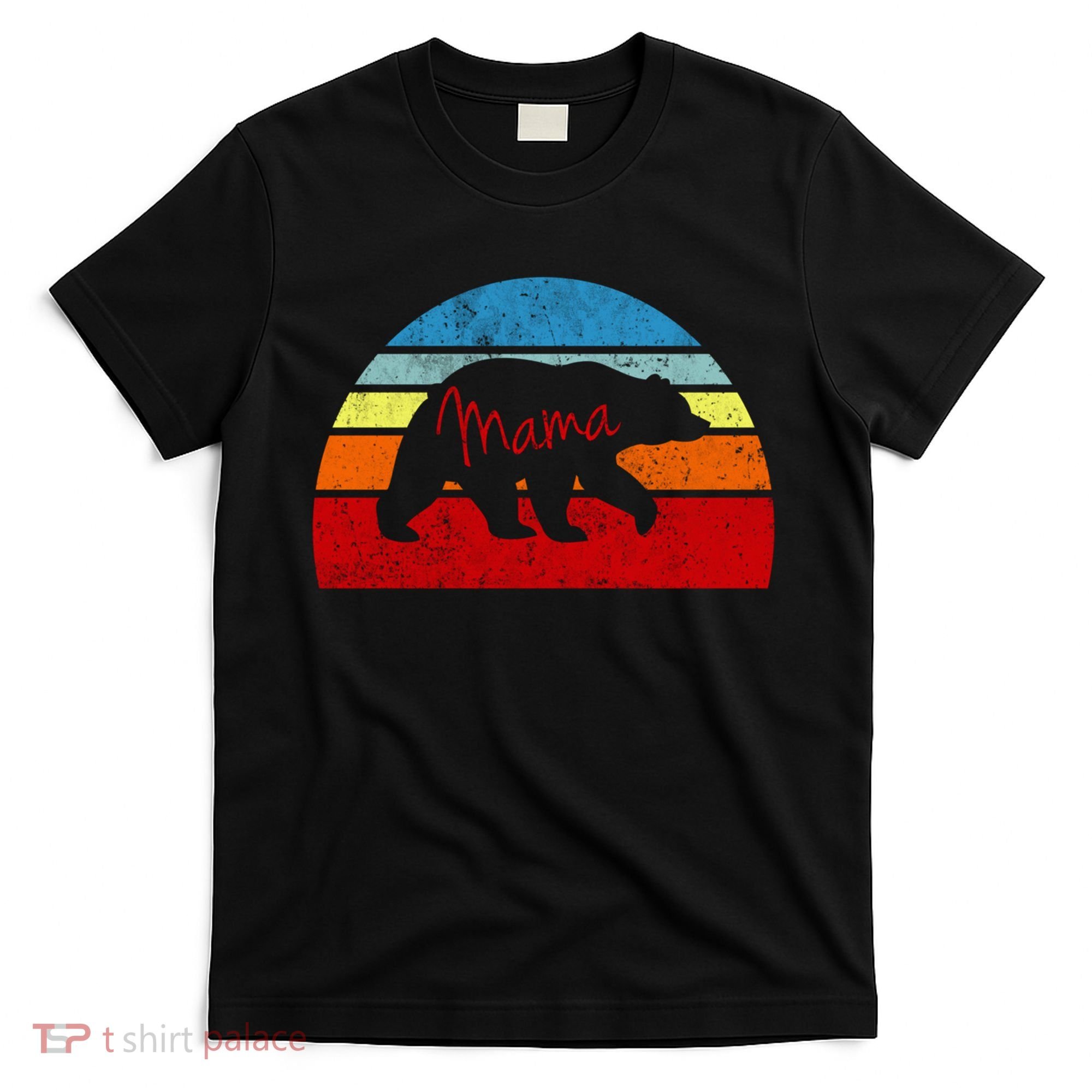 Mama Bear Vintage Retro Gift T-Shirt