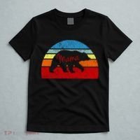 Mama Bear Vintage Retro Gift T-Shirt thumb 5