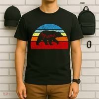 Mama Bear Vintage Retro Gift T-Shirt thumb 6
