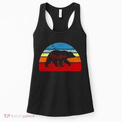 Mama Bear Vintage Retro Gift Women's Tank Top