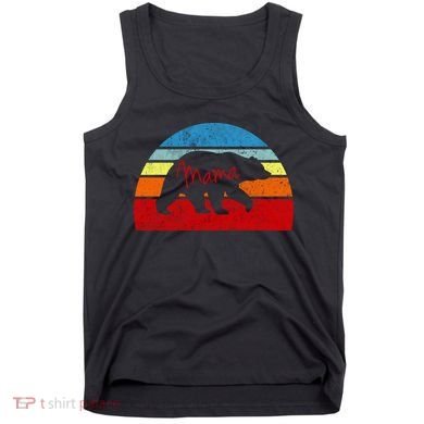 Mama Bear Vintage Retro Gift Tank Top