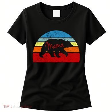 Mama Bear Vintage Retro Gift Women's T-Shirt