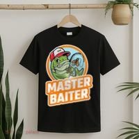 Master Baiter Vintage Bass Fishing Funny Angler T-Shirt thumb 2