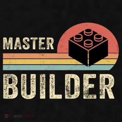 Master Builder Vintage Style Lego Gift Ladies PosiCharge Tri-Blend Wicking Tank