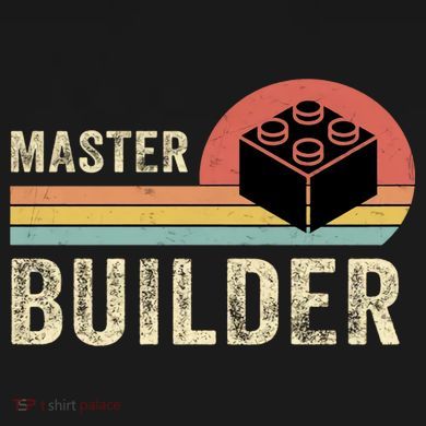 Master Builder Vintage Style Lego Gift Ladies PosiCharge Competitor Racerback Tank