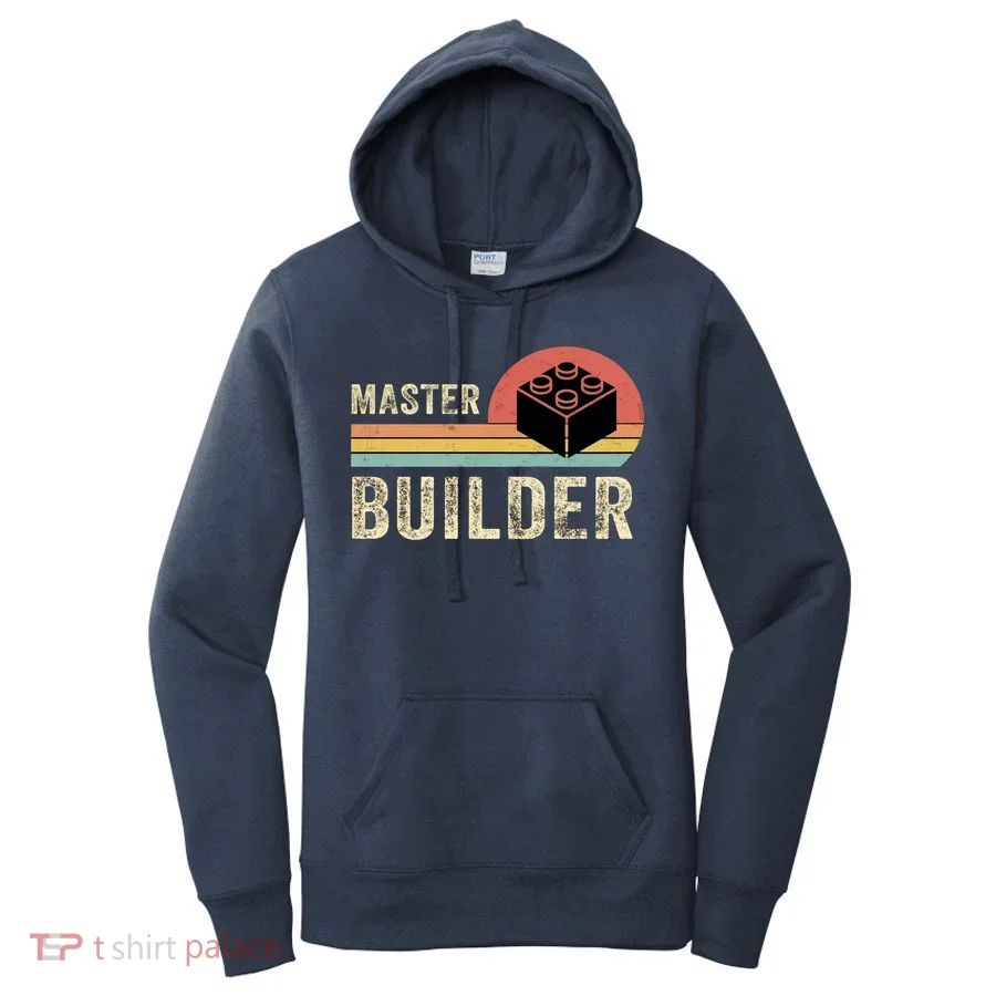 Master Builder Vintage Style Lego Gift Women's Hoodie