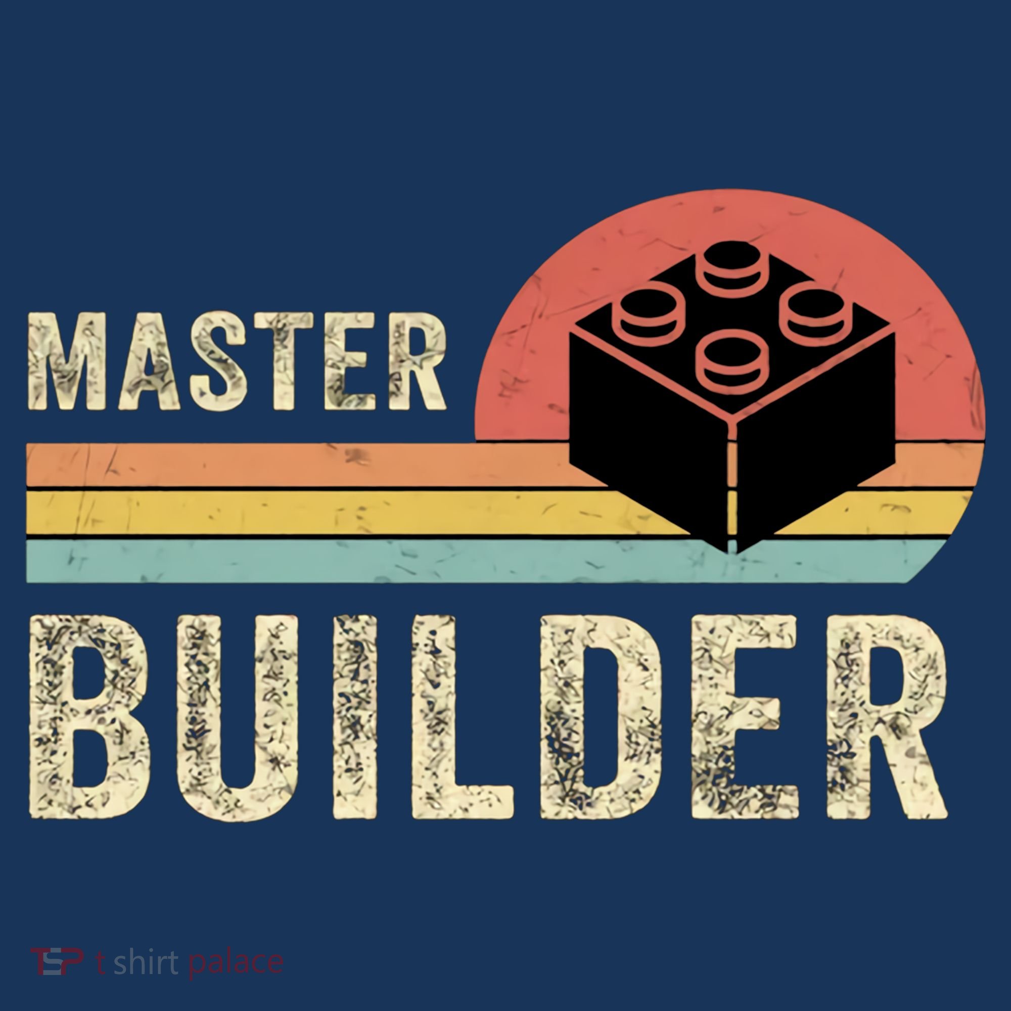 Master Builder Vintage Style Lego Gift Kids Hoodie