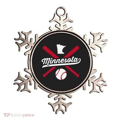 Minnesota Baseball Vintage State Pride Love City Ornament