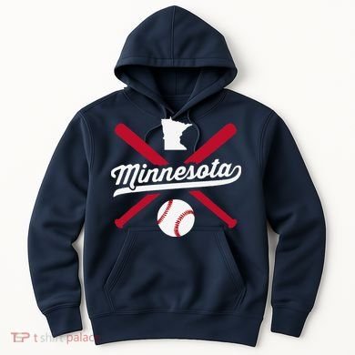 Minnesota Baseball Vintage State Pride Love City Hoodie