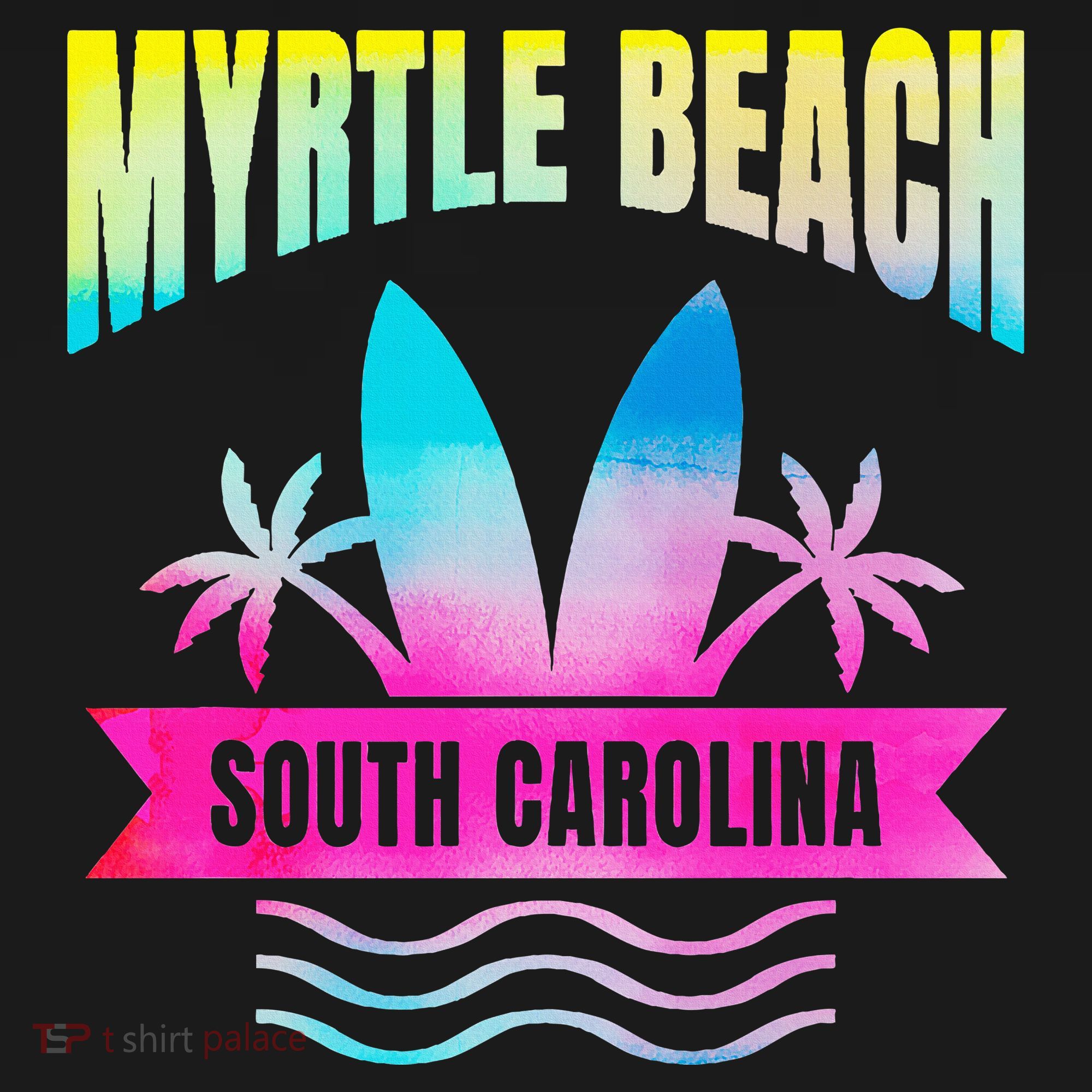 Myrtle Beach Vacation South Carolina Souvenir Long Sleeve Shirt